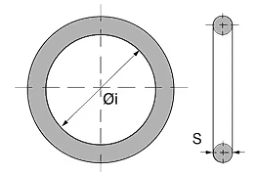 Ring 50 x 8.0mm Industriefinish