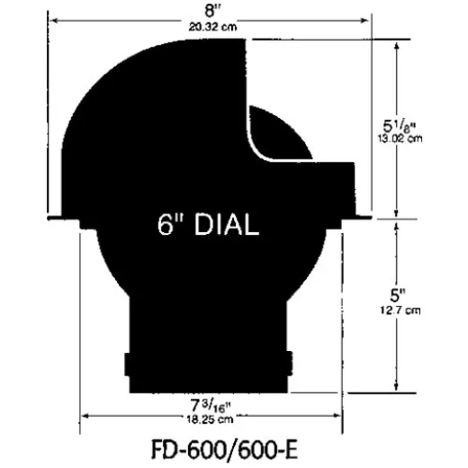 Ritchie Kompass Globemaster Fd-600-Eb, 12/24/32v, Einbau, Ø152,4mm/2 Of 5°, Schwarz (Segel)