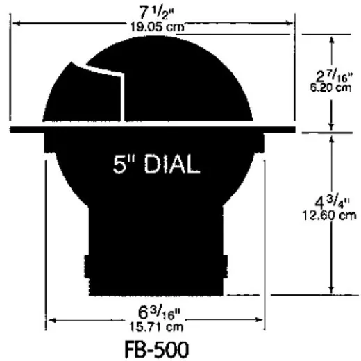 Ritchie Kompass Globemaster Sf-600, 12/24/32v, Einbau, Ø152,4mm/2 Of 5°, Schwarz (Segel)