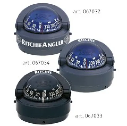Ritchie Kompass Modell Explorer S53 12V Aufbaukompass Rose Ø69 9mm 5º schwarz