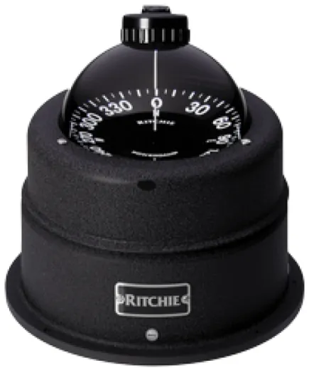 Ritchie Kompass Modell 'Globemaster C-453' 12/24/32v, Aufbau, Rose Ø127mm/2 Of 5°, Chrom