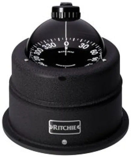 Ritchie Kompass Modell Globemaster C-453 12/24/32v, Aufbau, Rose Ø127mm/2 Of 5°, Chrom