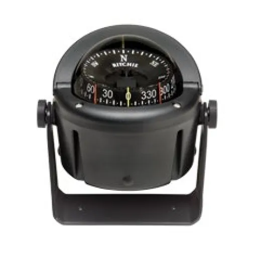 Ritchie Kompass Modell Helmsman, Hb-741, 12v, Bügelkompass, Rose Ø93,5mm/5°, Schwarz