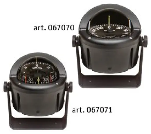 Ritchie Kompass Modell Helmsman, Hf-743, 12v, Einbaukompass, Rose Ø95mm/5°, Schwarz