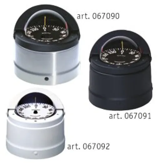 Ritchie Kompass Modell Navigator Dnb-200, Aufbaukompass, 12v, Rose Ø114,3mm/5°, Schwarz