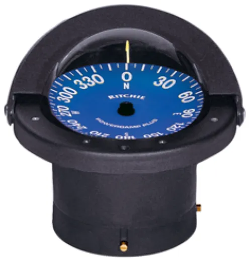 Ritchie Kompass Modell Supersport Ss-2000, 12v, Einbaukompass, Rose Ø114,3mm/5°, Schwarz