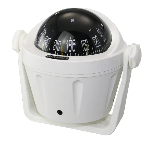 RIVIERA Kompass Artica BA2 70mm 5°, weiß, Rose schwarz