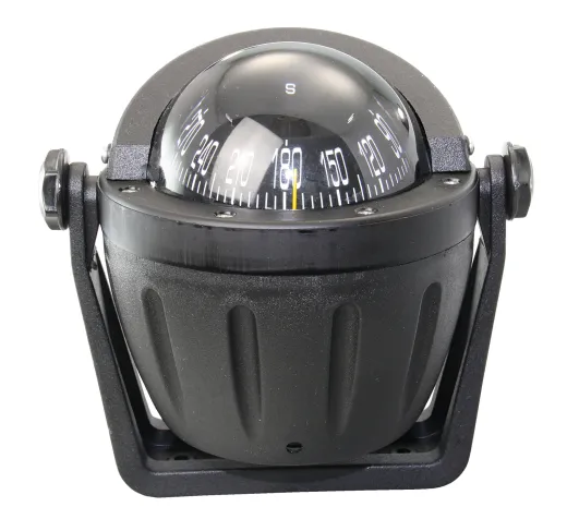 RIVIERA Kompass Zenith BZ2 mit Haltebügel 80mm 5°, schwarz, Rose schwarz