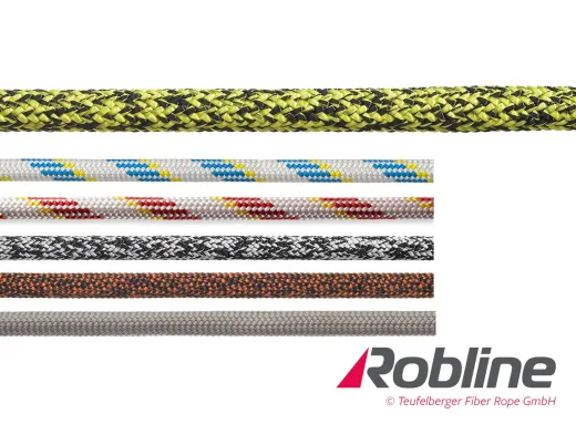 ROBLINE Admiral 7000, PES/Dyneema, 6mm schwarz/weiß