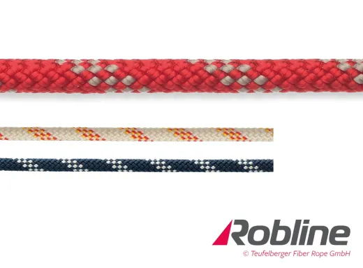 ROBLINE Leech Line, PES/Robtec, 2,5mm navy/silber