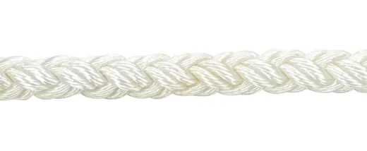ROBLINE Nylon 8-Plait, PA, 12mm, weiß