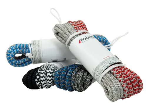 ROBLINE Optimist, PES-XLF, 6,5/9/6,5mm rot/silber, 7m