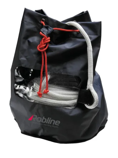ROBLINE Poseidon, PES/Blei-PES, 12mm, Edelstahlkausche, weiß, 50m