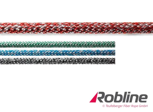 ROBLINE Sirius, PES/PES, 6mm silber/rot