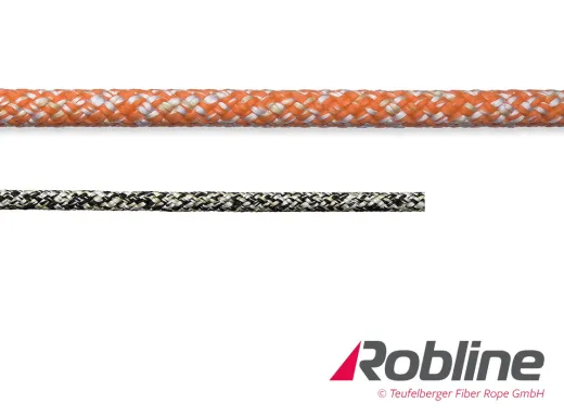 ROBLINE Super Dinghy Sheet, Robtec-Technora-XLF/XLF, 8,5mm weiß/orange