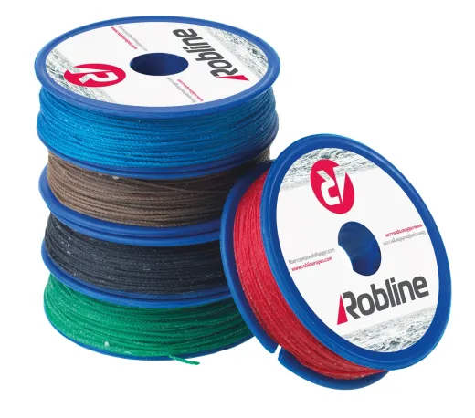 ROBLINE Takelgarn, gewachst, PES, 0,8mm neongrün, 80m