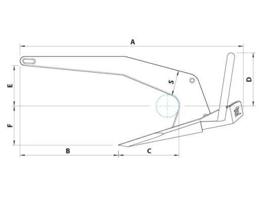 ROCNA Anker Edelstahl 70kg