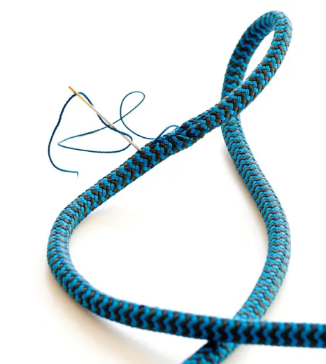 RollerTwin Furlerleine 14mm blau/schwarz