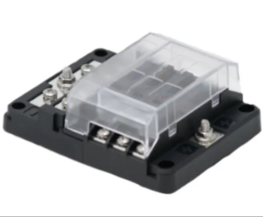 RT Fuse Block 6 Pos w/Ground & LED Indic