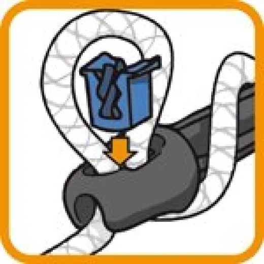 Ruckdämpfer U-CLEAT für Leine 16-20mm Ø