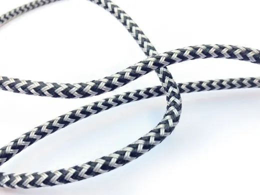 RunnerTwin zigzag 12 mm Ø schwarz/silbergrau