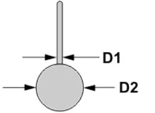Rutscher 8mm für Schothornplatten HD2140/A