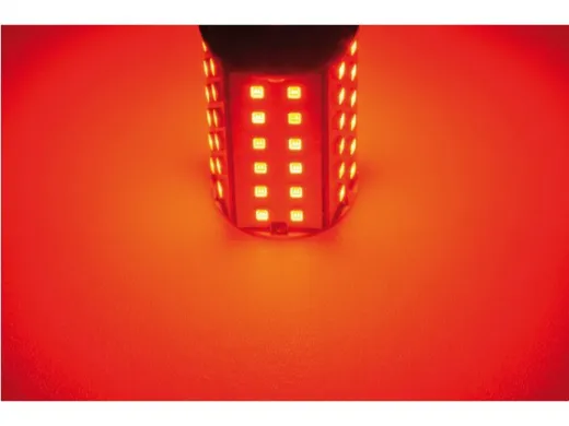 S-LED 60xSMD-BAY15d 10-30V 4,8W rot 130lm