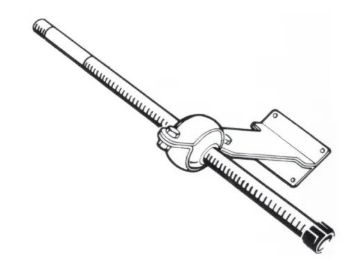 S61SS Steuerk.-Halter Edelstahlrohr