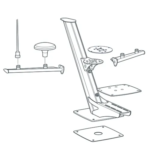 Scanstrut Tappered Radar Mast, PTM-R1-1