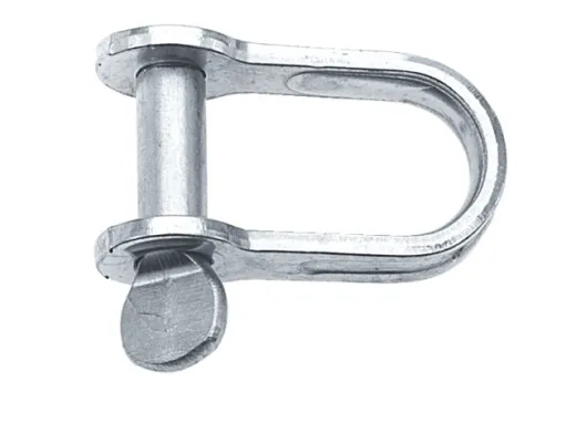 Schäkel Form D-Fl Edelstahl 6mm