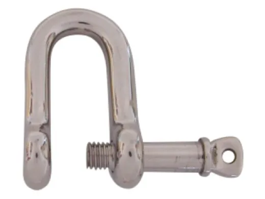 Schäkel Form D kurz uv Bolzen 5mm Bulk