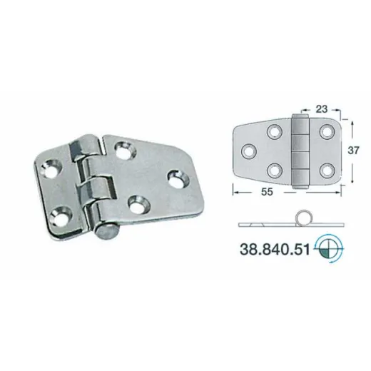 Scharnier (Edelstahl, 55 x 37, 2.0)