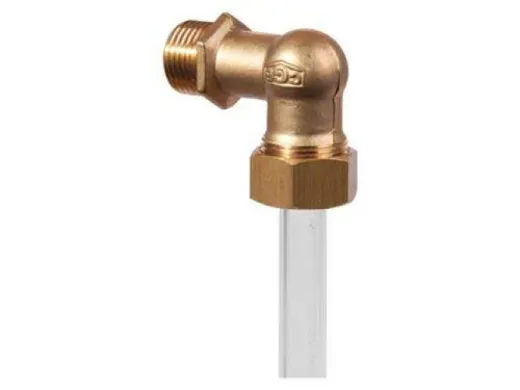 Schauglas Krümmer 1/2” Montage top