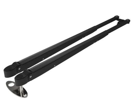 Scheibenwischer Parallelarme W25/W38 - schwarz/Edelstahl