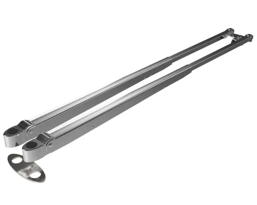 Scheibenwischer Parallelarme W38 - Edelstahl poliert, 620-900 mm