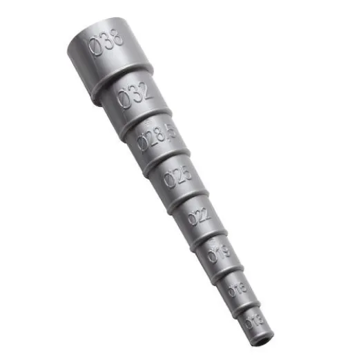 Schlauchverlauf - Nylonanschluss - Maße 13 - 38 mm
