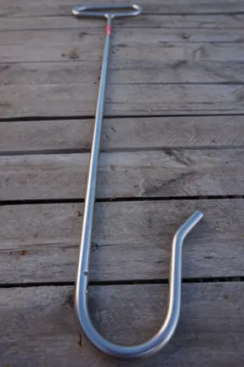 Schleusenhaken mit Handgriff