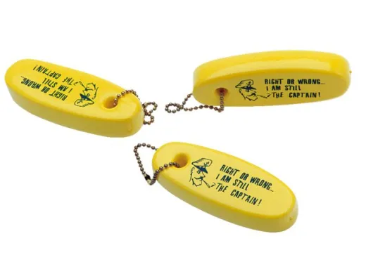 Schlüsselanhänger gelb schwarz