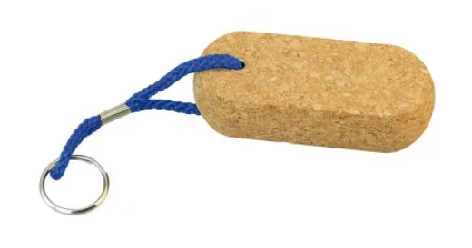 Schlüsselanhänger mit 1 Kork flach-oval