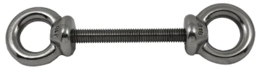 Schraube Mit Doppeltem Niro Auge, A=80mm, B=8mm, C=17mm, D=116mm