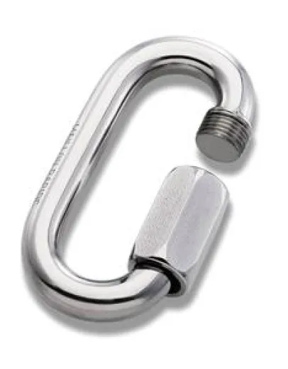 Schraubglied CE+EN362 Standard 7mm Edelstahl