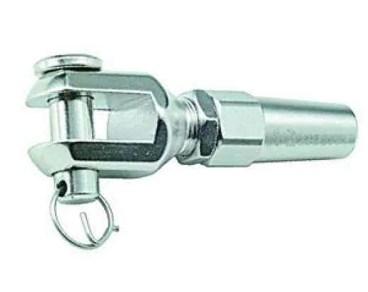 Schraubterminal mit Gabel für 8mmØ AISI316