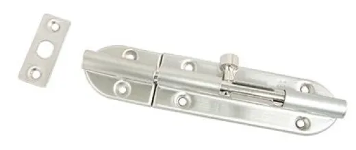 Schubriegel Typ BS Edelstahl gebürstet 90mm