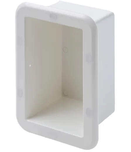 Schwalbennest 180x110x100mm Einbaumaß weiß