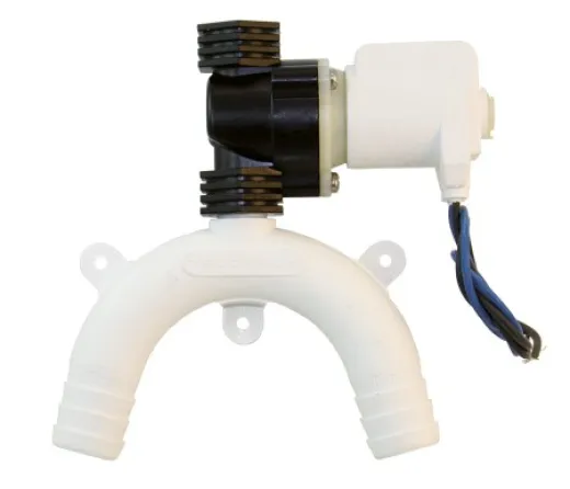 Schwanenhals belüftet 25mm Solenoid 24V (weiß)