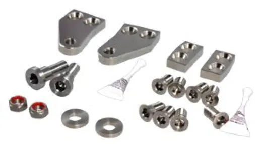 Seastar Hardware Kit Tournament 2, Triple Engine, Dual Cylinder With Front Mount Plate