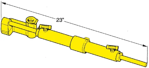 Seastar Hydraulische Z-Antriebsteuerung Mit Tilt Steuerkopf Für Mercruiser Usw. (Ohne Servolenkung)