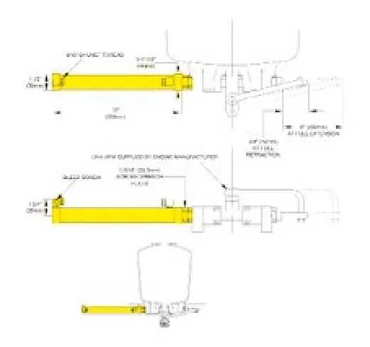 Seastar Hydraulischer Outboard- Steuerung/Seitenmontage