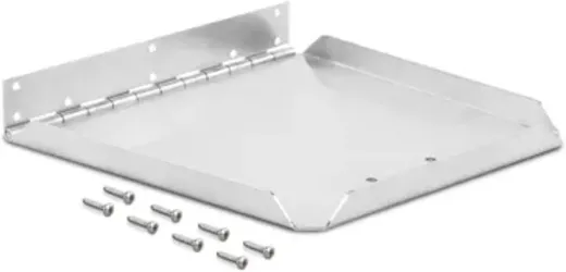 Seastar Niro Eckmontageplatte 30x30cm Inkl. Zubehör Für Trimmklappensystem-Satz