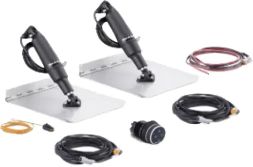 Seastar Trimmklappensystem-Satz Schlag 5.7cm Aktuator 29cm Standard Platten 12X12